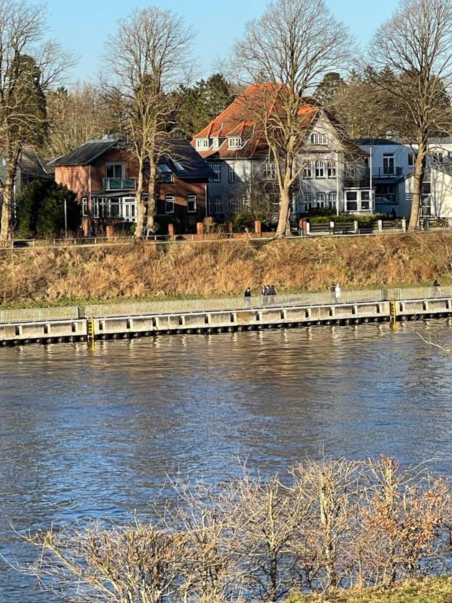 Kanalsuite Direkt Am Nord-Ostsee-Kanal Westerronfeld Exterior photo